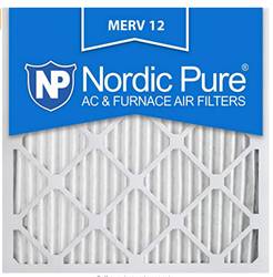 Nordic Pure 16x16x1M12-6 MERV 12 Pleated Air Condition Furnace Filter